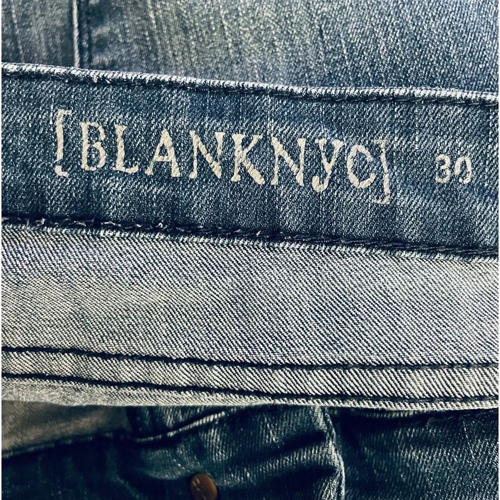 BlankNYC Sz:30 Mens Straight Leg Blue Jeans - Picture 3 of 6